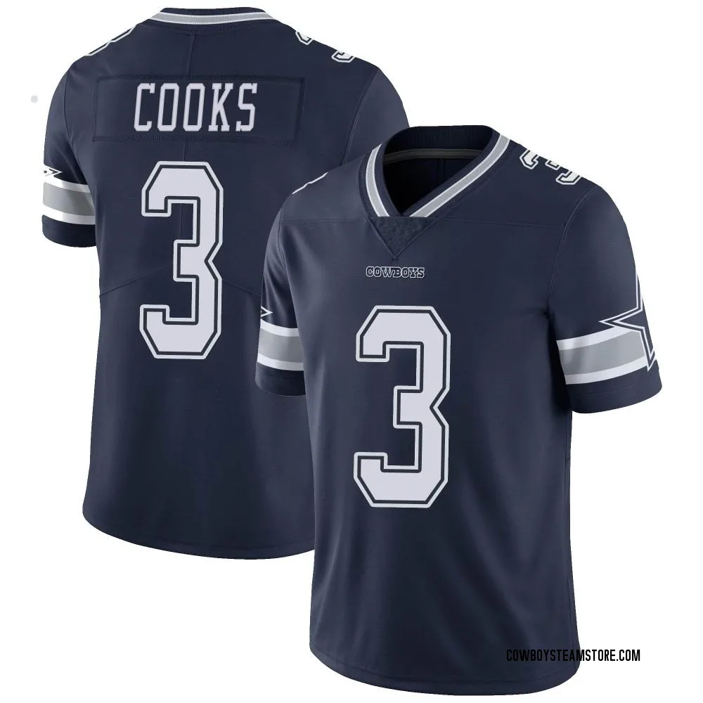 Adult Limited Brandin Cooks Dallas Cowboys Navy Team Color Vapor Untouchable Jersey